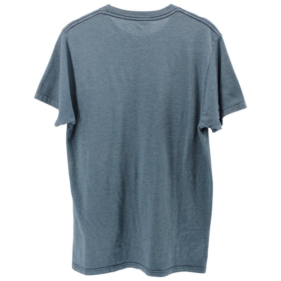 Y2K Cova Blue Merman American Flag Basic Tee Comfort Surfer Lounge Men's S - Picture 4 of 7